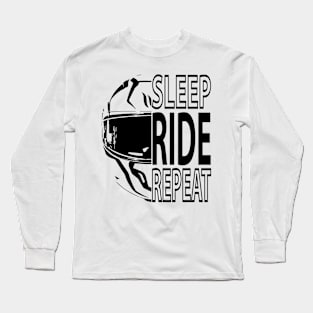 Sleep Ride Repeat Long Sleeve T-Shirt